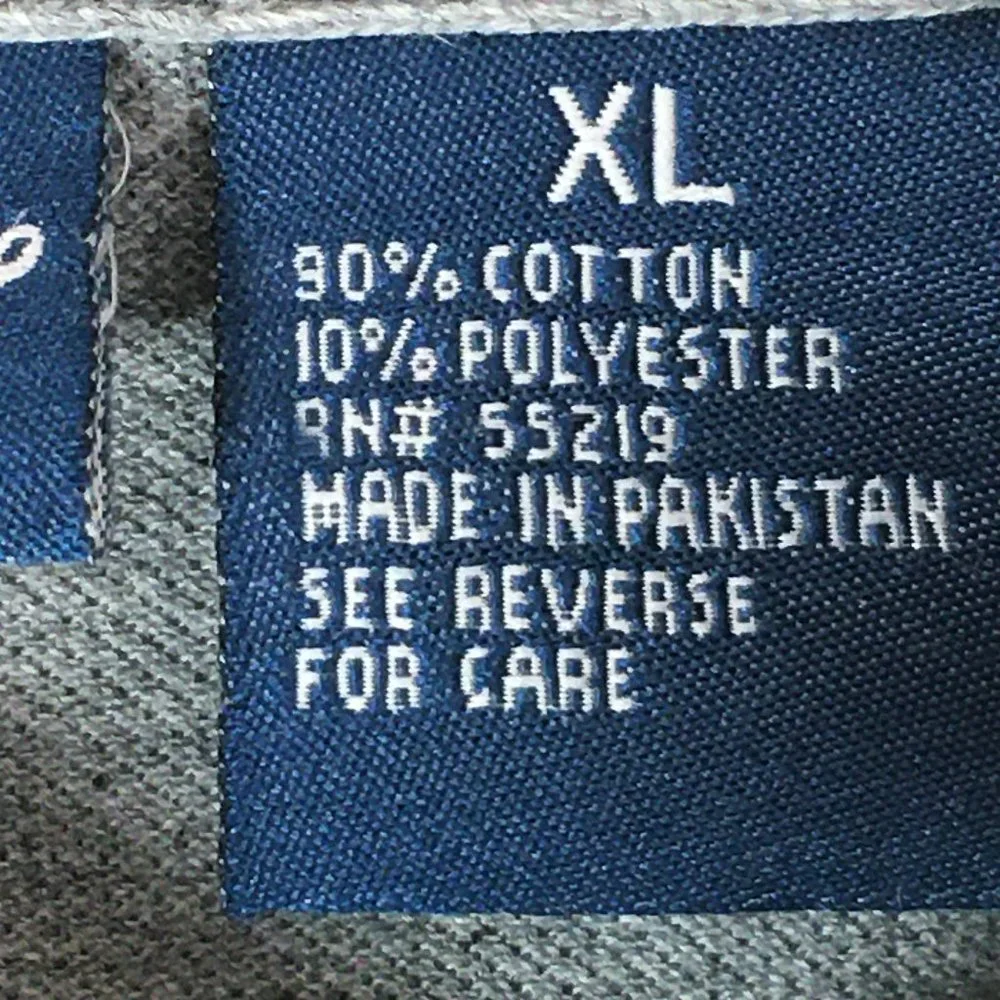 Disney Men's X-Large Gray Polo Short Sleeve Shirt Embroidered Mickey Mouse - Picture 6 of 8